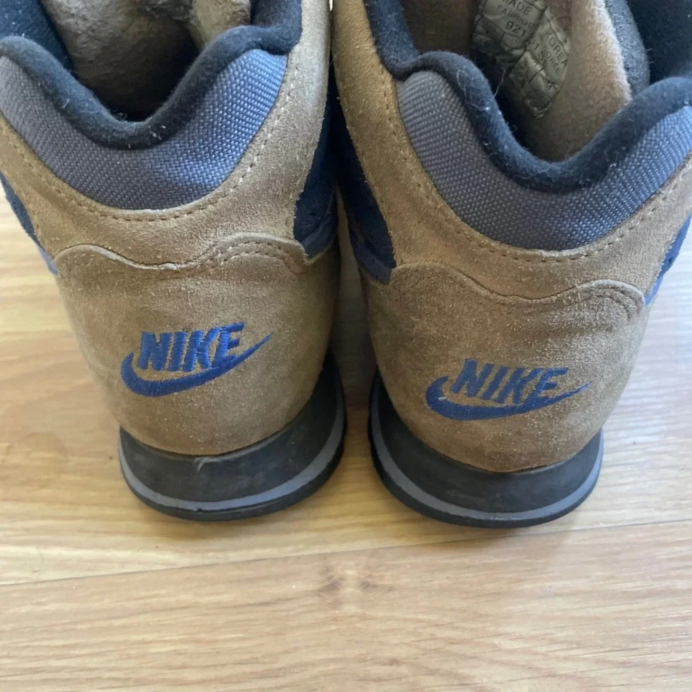 Vintage Nike ACG Caldera Hiking Boots Brown Blue Men's‎ 7 Korea Made 90s Y2K